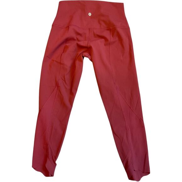 NWOT Lululemon Chianti Wunder Under Crop Roll Down Full-On Luxtreme Mesh Size 8 - Picture 6 of 10